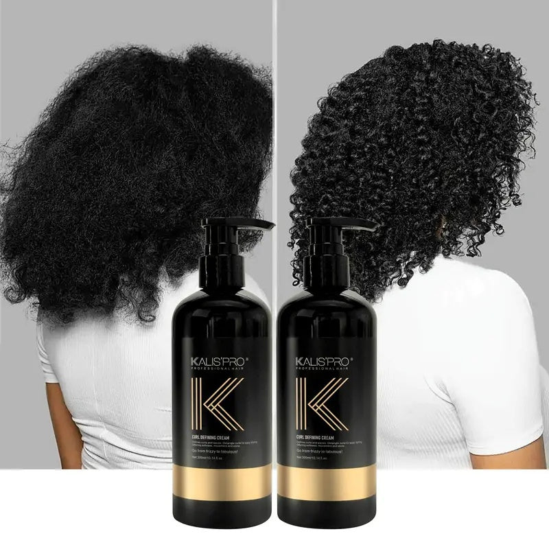 Curl Styling Cream 300ml Enhances Curls Frizz Control Moisturizing Long-Lasting Antistatic Non-Irritating Scalp-Safe Curly Hair Serum for Men and Women Natural Curl Definer Hair Styling Product