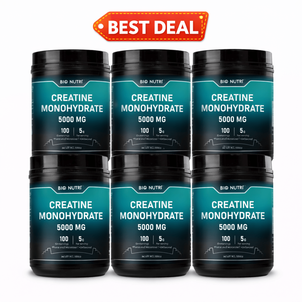 Creatine Monohydrate Powder — Pure Micronized Creatine, 5000mg Per Serving, 500g, Unflavored, Fast Dissolving Pre & Post Workout Supplement for Muscle Strength & Recovery