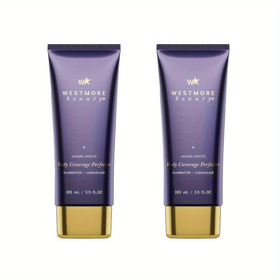 Body Concealer Waterproof Leg & Body Makeup Tattoo Cover Up - Full Coverage Natural Glow Skin Tone Foundation for Women Scars Veins Birthmarks