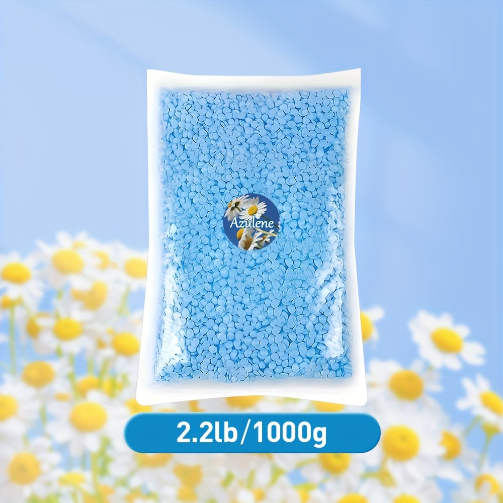 Hard Wax Beads for Hair Removal 1000g - 6 Colors Brazilian Bikini Wax Kit for Face, Body, Legs & Underarms, At-Home Waxing Beads for Women and Men, 2.2lb Bulk Wax Bead Set