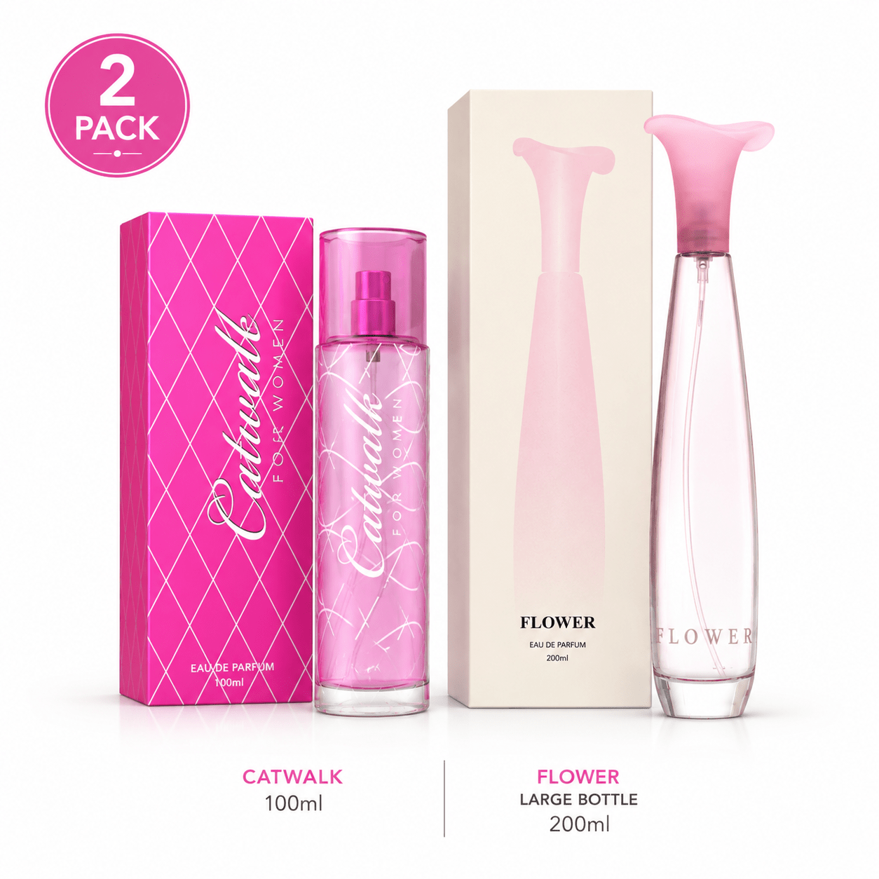 Perfume for Women Long Lasting Fresh Floral EDP 100ml – Sandora Fragrances | Grapefruit Peony Lily Cedar Musk Amber | Spring Summer Daily Office Wear | Birthday Mother's Day Gift for Her