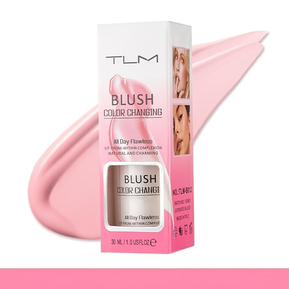 Liquid Foundation and Blush Combo Set — Natural Makeup Base Easy to Apply, Suitable for All Skin Types, Perfect Women's Beauty Gift