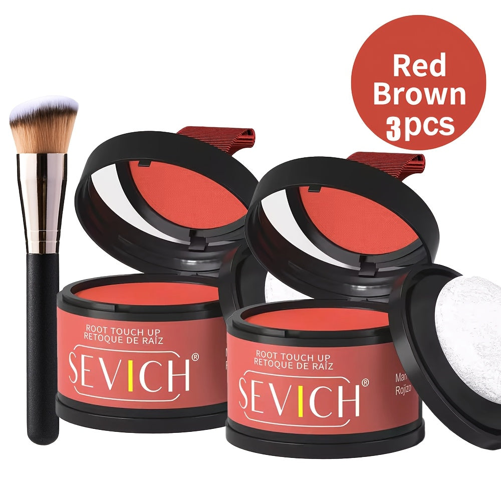 Hairline Powder Root Touch Up — Instantly Conceals Thinning Hair, Gray Roots & Hair Loss, Hair Shadow Topper for All Hair Types, 13 Shades 2/3pcs Kit