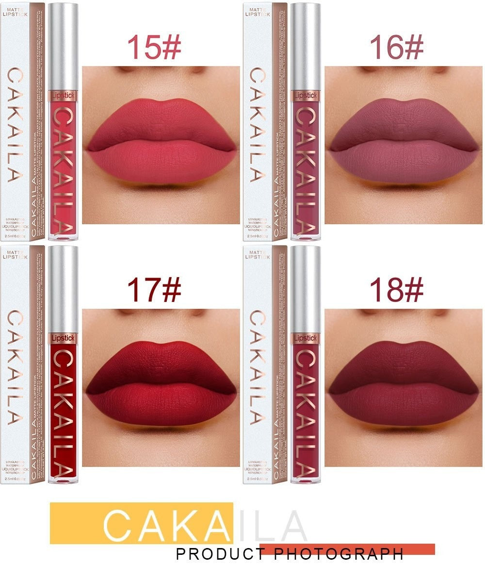Matte Liquid Lipstick Set 18 Pieces — Long-Wearing Smudge-Proof Formula, Smooth Creamy Texture, Moisturizing All-Day Comfort, Multi-Shade Lip Color Collection for Women