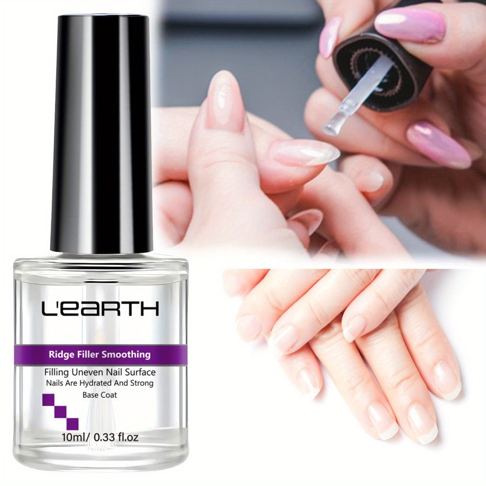 Nail Strengthening Polish 10ml for Thin Brittle Nails Formaldehyde Free with Glycerin Hyaluronic Acid Fast Results Nail Hardener Treatment for Fingernails Toenails All Nail Types Light Beige 0.34oz