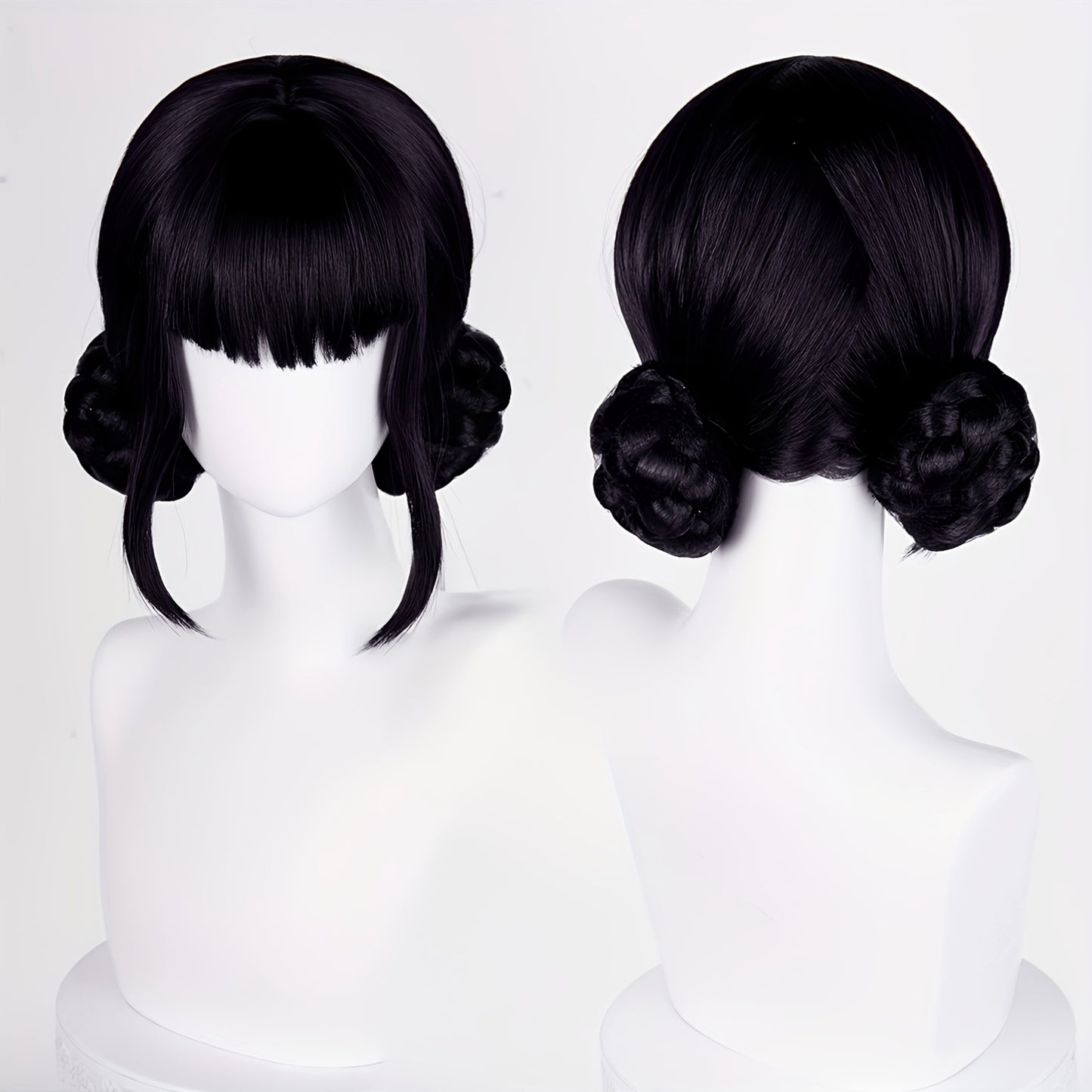 K-Pop Cosplay Wig Long Straight 30 Inch – Korean Idol Costume Hair for Halloween, Anime & K-Drama Character Dress Up, Rose Red, Purple, Black Purple Colors for Women & Girls