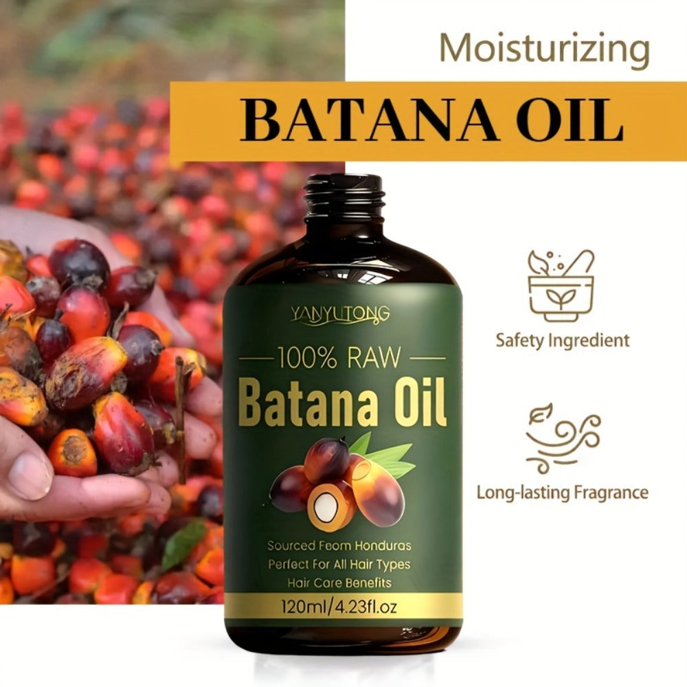 Batana Essential Oil Hair Activation Large Capacity Deep Moisturizing Hydrating Split End Repair Dry Damaged Hair Scalp Treatment Real Ingredients Natural Hair Growth Oil Gift for Women Men