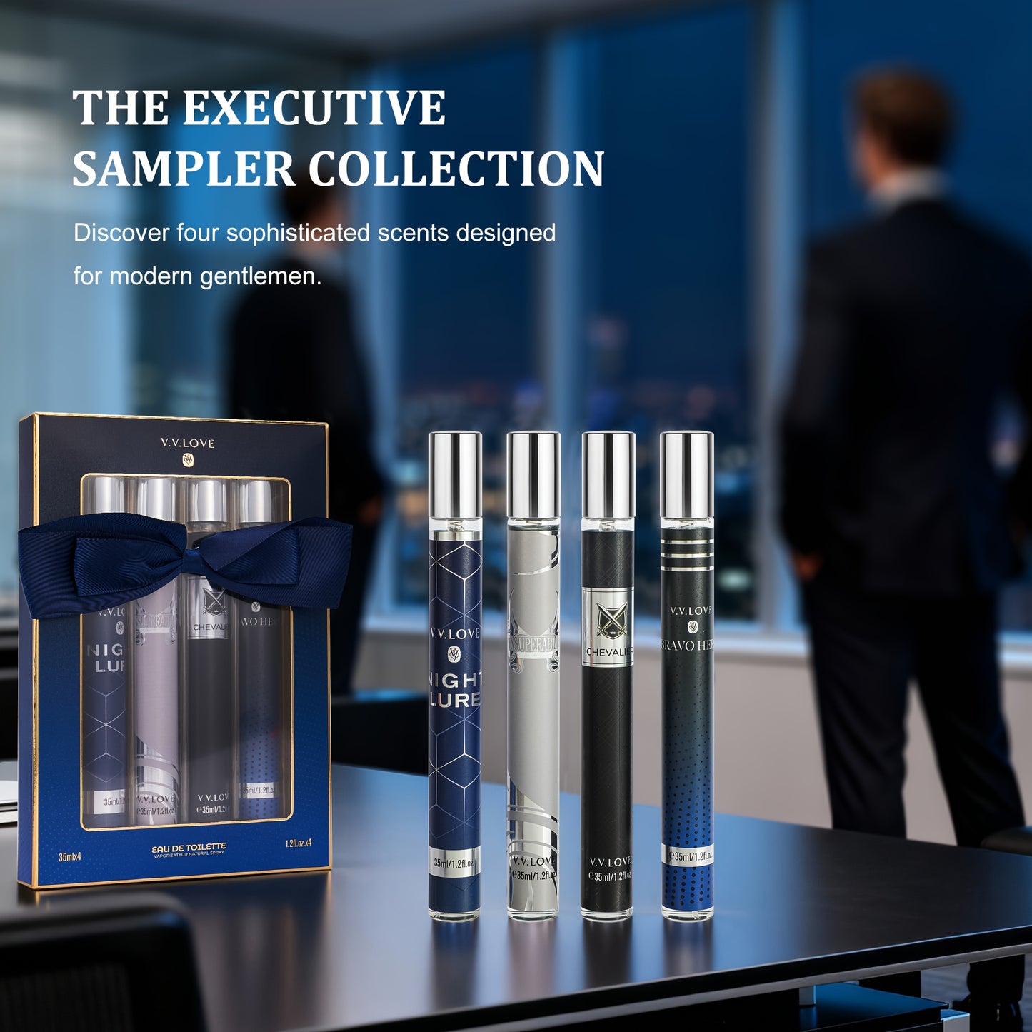 Cologne for Men Gift Set Eau de Cologne & Aftershave Woody Aromatic Grapefruit Ginger Musk BPA-Free Long Lasting Scent 1pc 2pcs 4pcs 5pcs