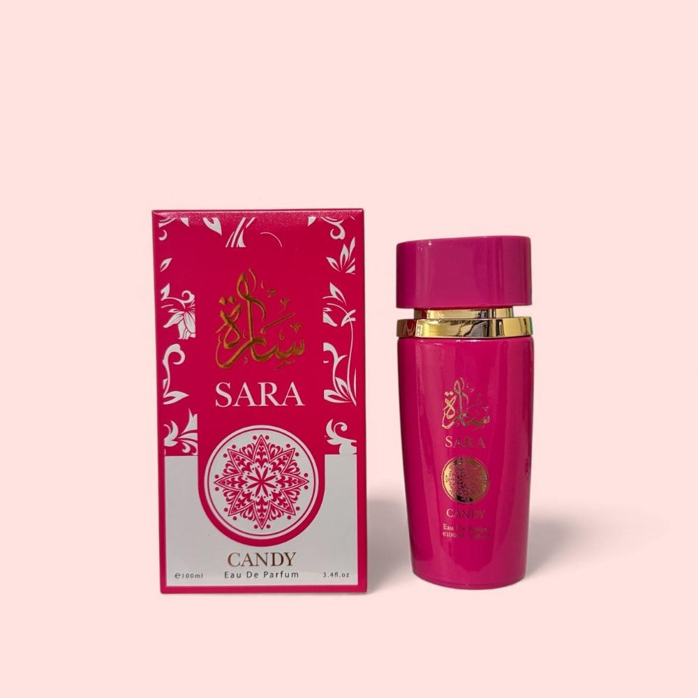 Eau de Parfum for Women - Sara Candy 100ml Perfume with Lavender Pear Coconut Vanilla Notes | Long Lasting Aromatic Fragrance Spray 3.38oz
