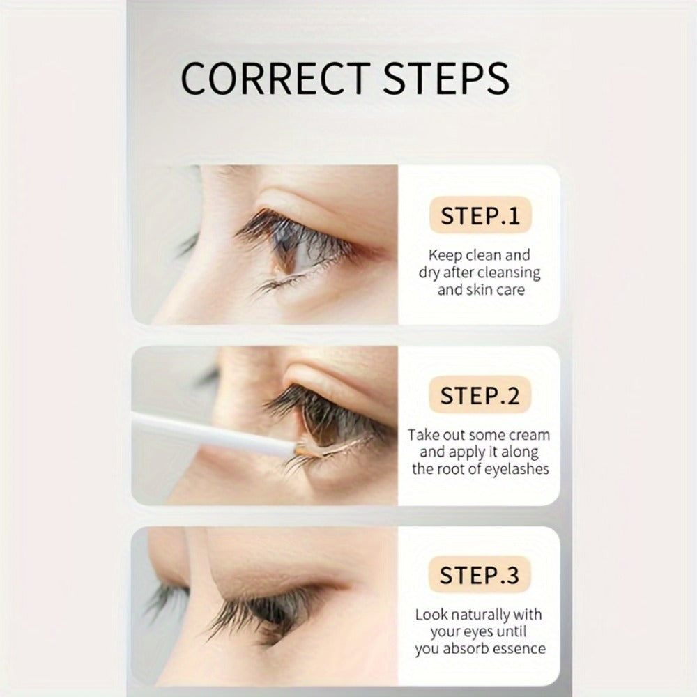 Eyelash Serum 2pcs Lash Growth Strengthening Thickening Lengthening Lifting Formula Eyebrow Enhancer Fast-Acting Eye Care Serum for Fuller Longer Lashes