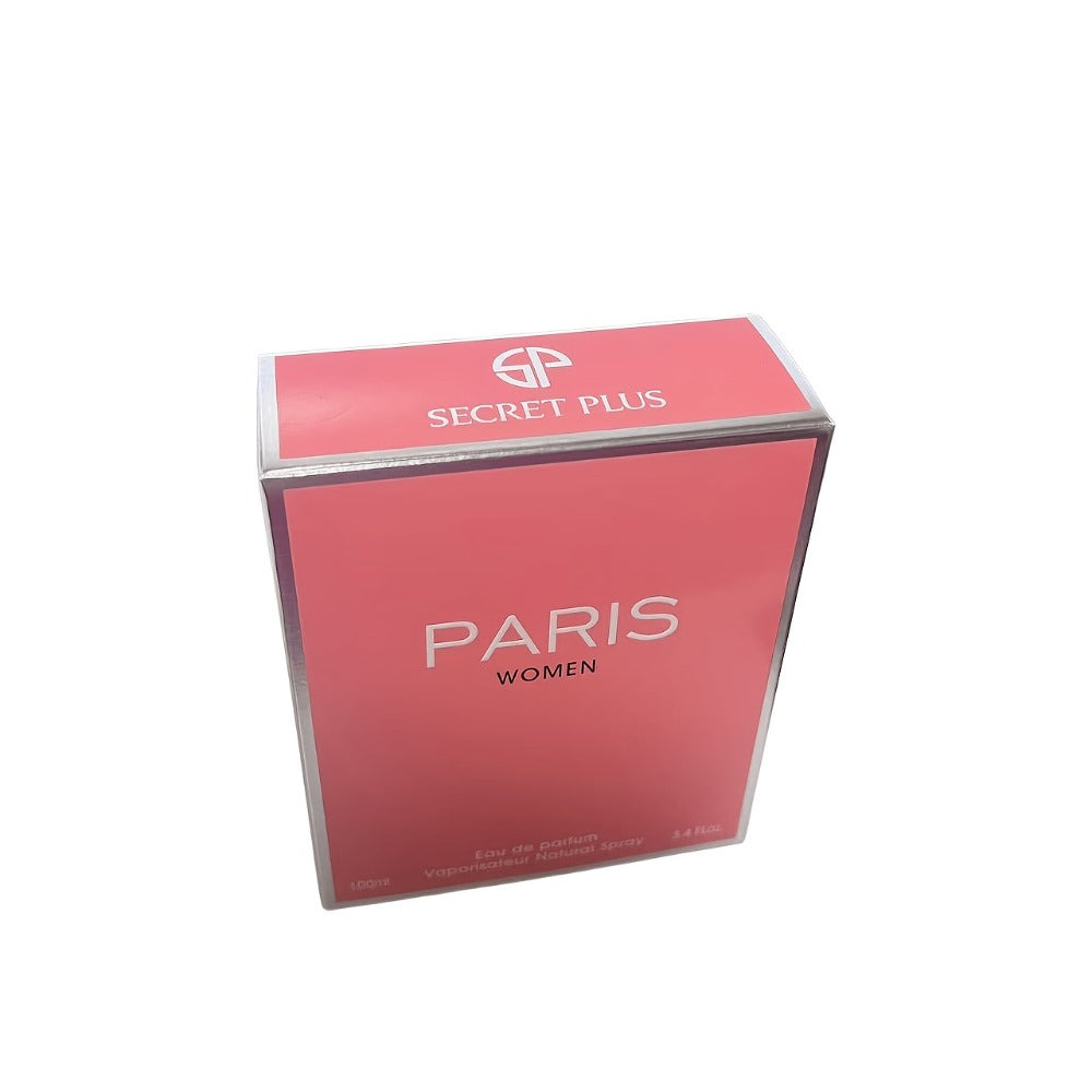 Paris Lady Women's Perfume Spray 3.4 oz — Sweet Fruity Gourmand Fragrance | Soft Woody Musk Base | Long-Lasting Elegant Scent for All Skin Types | Gift for Her