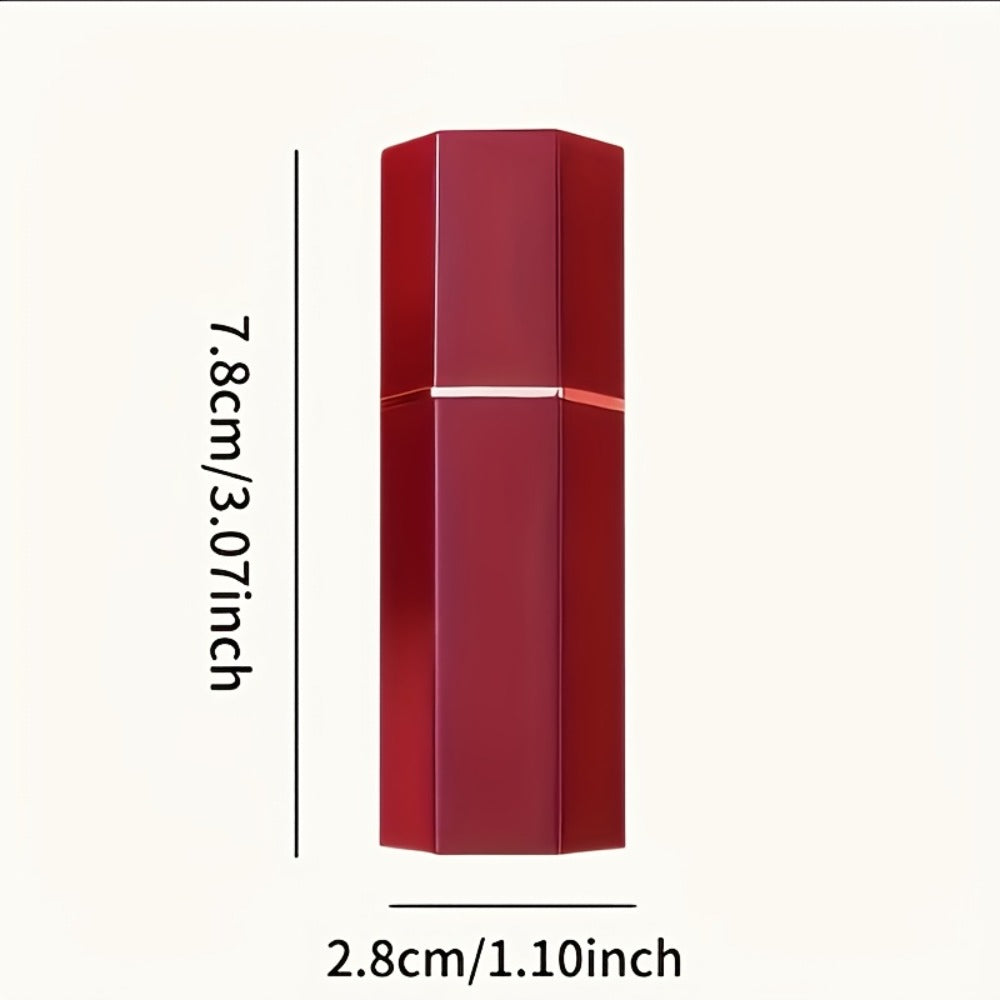 Creamy Lipstick Set 6pcs Berry Shades - Smooth Easy-Apply Formula, Plant-Based Squalane Moisturizing, Buildable Color for All Skin Tones, Holiday Makeup Must-Have for Halloween & Christmas