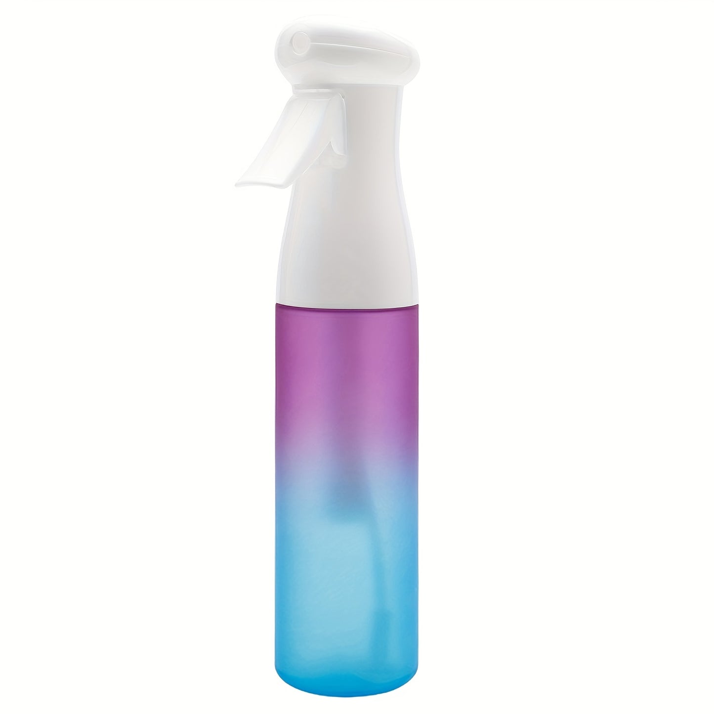 Fine Mist Spray Bottle 300ml 10oz Plastic Refillable Fragrance-Free for Hair Styling Salon Gardening Plant Watering Cleaning Gradient Black Pink Purple