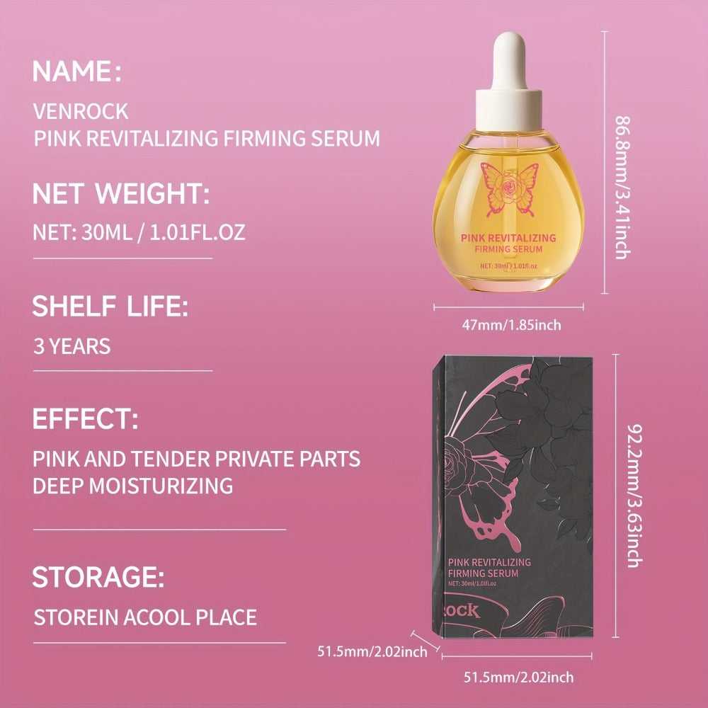 VENROCK Pink Revitalizing Firming Serum | 1.01fl.oz Intimate Skin Tightening & Nourishing For Women