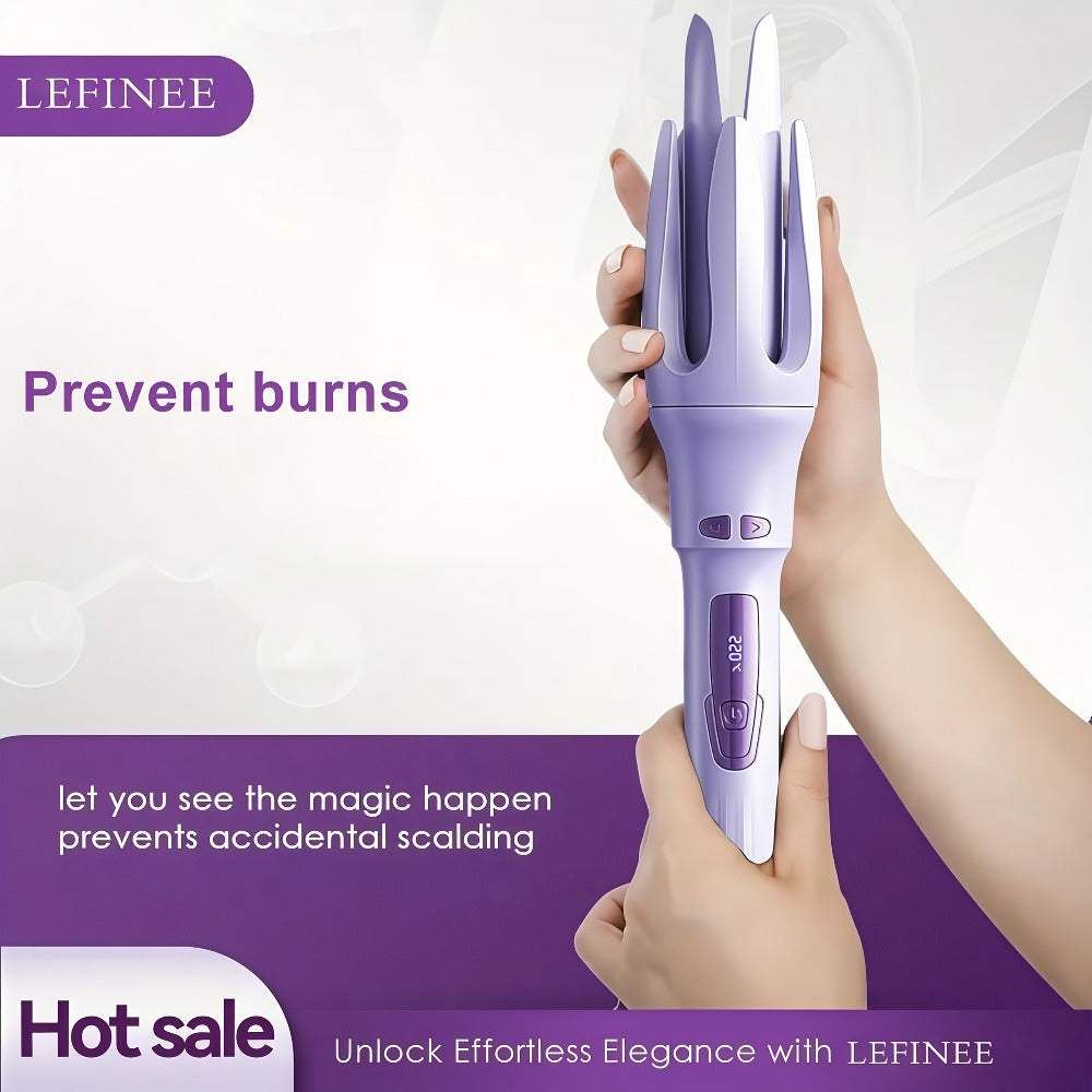 American-Style Hair Curlers, Automatic Curling Irons Perfect Birthday Gifts for Women. These Rotary Curling Irons Are Also Great As Caring Gifts, Especially for Mothers. LEFINEE Products Make Great Christmas Gifts