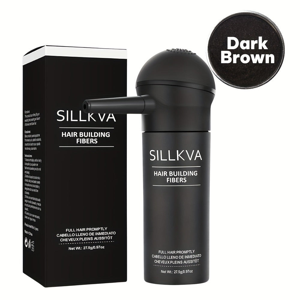 SILLKVA Hair Fiber Spray Applicator Kit - Precision Application For Instant Fullness, Natural Looking Coverage, 0.97oz