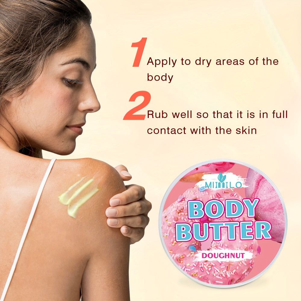 8pcs Fruit Body Glaze Fruity Fragrance - Pineapple, Coconut, Strawberry, Coffee 8 Flavors - Non-Greasy, for all-Day Moisturizing Formula, Travel Size, Suitable for All Occasions, Different Scents, Different Moods