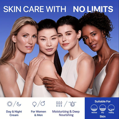 Collagen Face Cream Retinol Hyaluronic Acid Day Night Anti-Aging Deeply Moisturizing Nourishing Wrinkle Repair Skin Care Women Men 50ml / 100ml