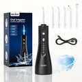 Portable Water Flosser, Expert Dental Tooth Cleaner, 10.14oz Reservoir USB Rechargeable Oral Irrigator for Home And Travel Use