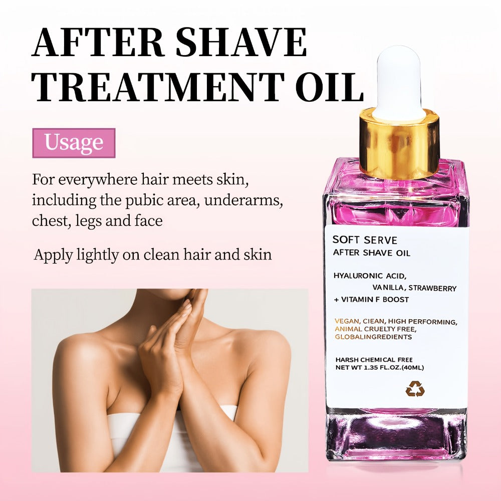 2pcs * 1.35oz Unisex Hypoallergenic Strawberry Vanilla After Shave Oil, Moisturizes and Soothes Skin, Enriched with Glycerin, Suitable for All Skin Types, Beard and Mustache Care, Ideal for After Shave, Body Oil, Christmas/New Year/Valentine's Day