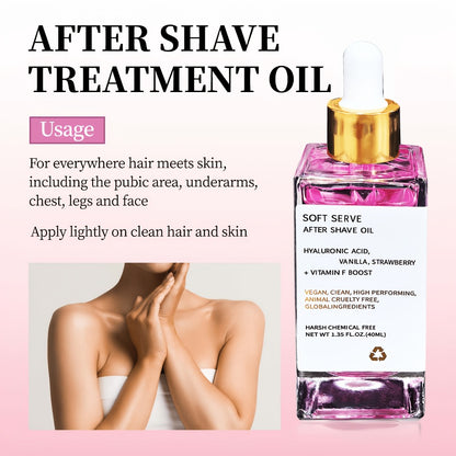 Mustache Oil Strawberry Vanilla Scent 2-Pack 1.35oz Each - After Shave Oil for Men Beard Softener Moisturizer Hypoallergenic Glycerin Enriched Unisex Skin Soothing Grooming Oil