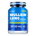 Lung Health And Respiratory Wellness, 12000Mg Mullein Leaf with Quercetin for Bronchial, Breath, Immune Health, Breathing Ease And Seasonal Comfort, 60 Capsules