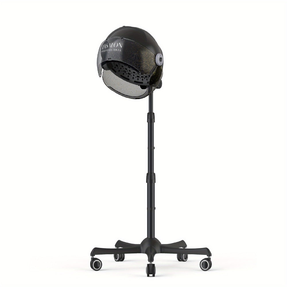 Ionic Hooded Hair Dryer, 1875W Professional Standing Hair Dryer Bonnet with 3 Temperature Settings, Height Adjustable Rolling Hair Dryer On Wheels, Sit Under Hair Dryer for Home & Salon