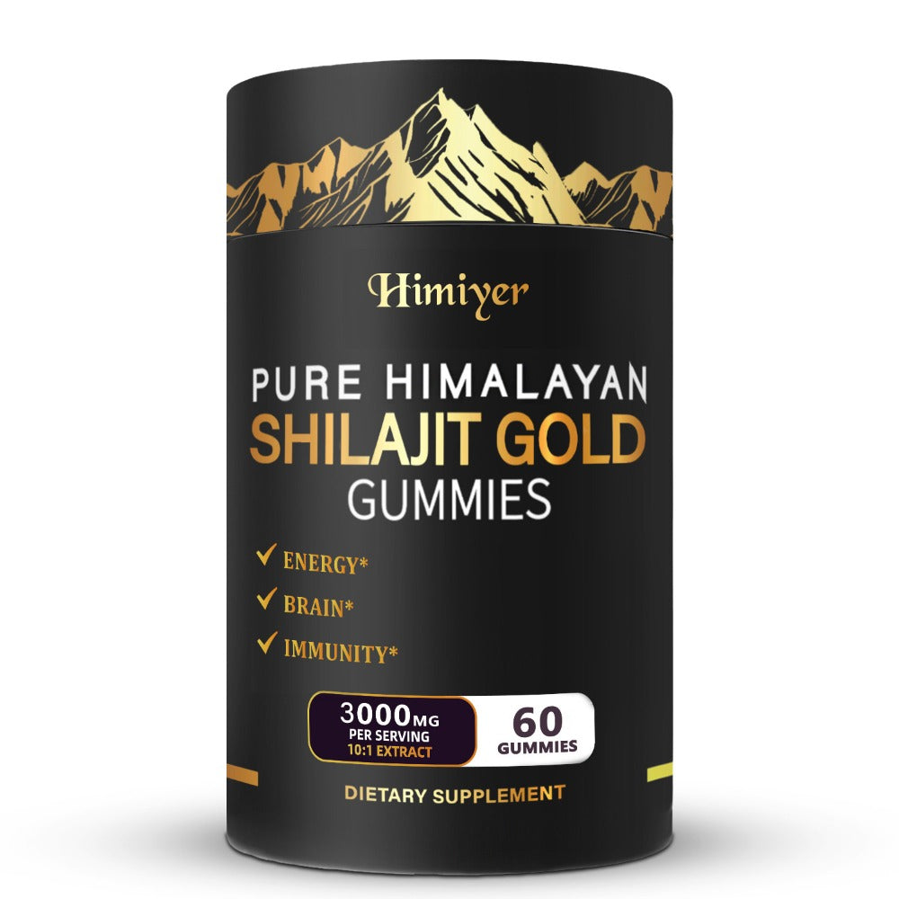 [Crazy Discounts]Himiyer Pure Himalayan Shila Gummies/KSM-66, Ashwagandha And Other Herbs/No Added Sugar/85+ Trace Minerals/ 75%+ Fulvic Acid, Infused With Ashwagandha, Ginseng, Black Musli, Gokshura, Suitable For Both Men And Women