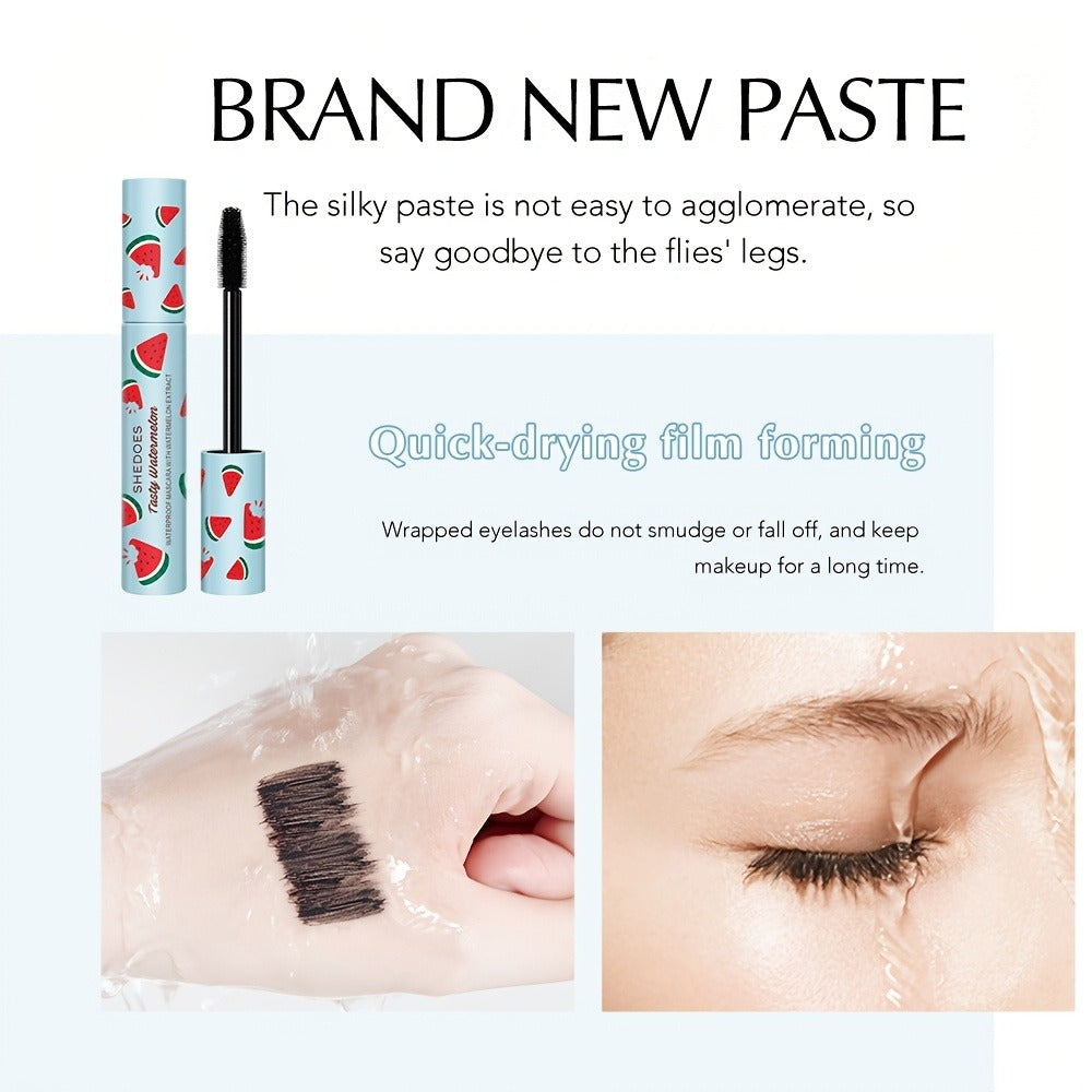 Watermelon Mascara 2 Pack — Waterproof Lengthening & Curling Formula, Thickening Natural Extension, Long-Lasting Hold, Beginner-Friendly Lash Mascara for Women