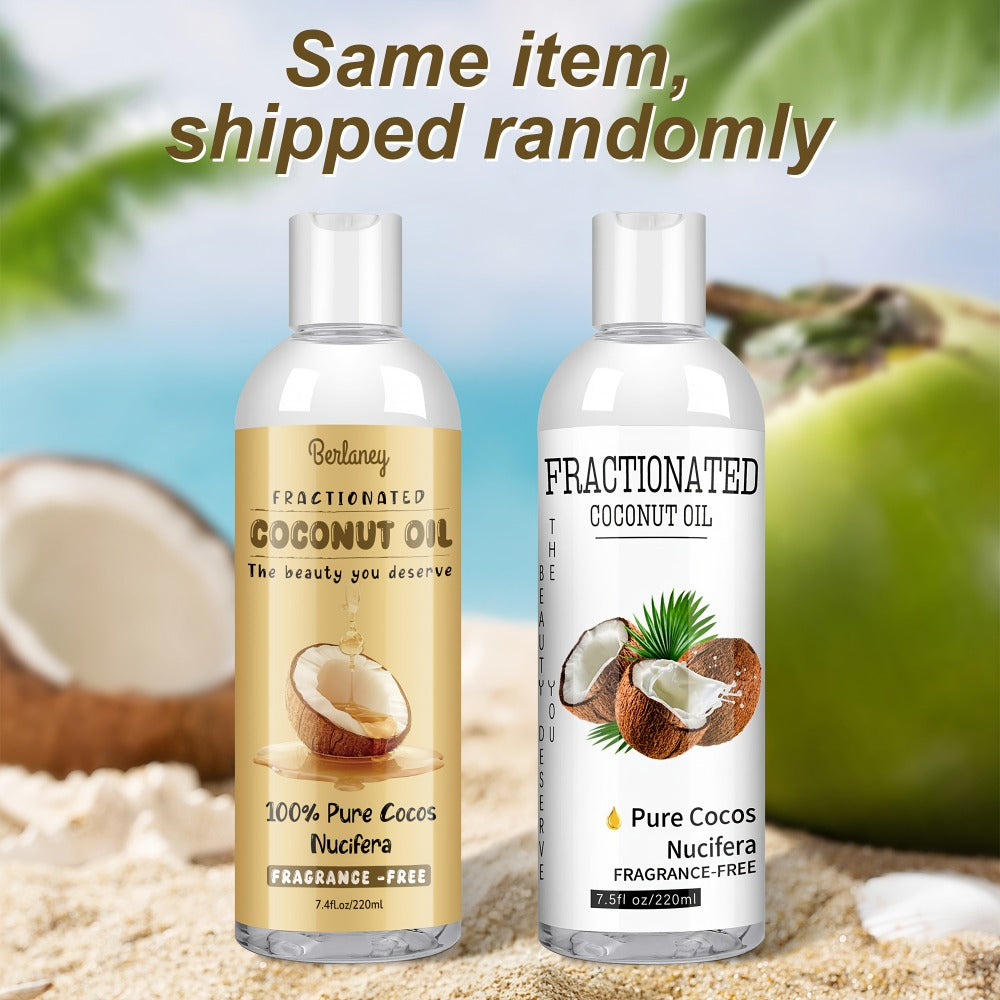 Fractionated Coconut Oil – 4-Pack 7.5 fl oz Each | Pure Vegan Carrier Oil for Skin & Hair, Massage Oil, Moisturizer, Fragrance-Free, Lightweight Liquid Coconut Oil for Essential Oil Blending