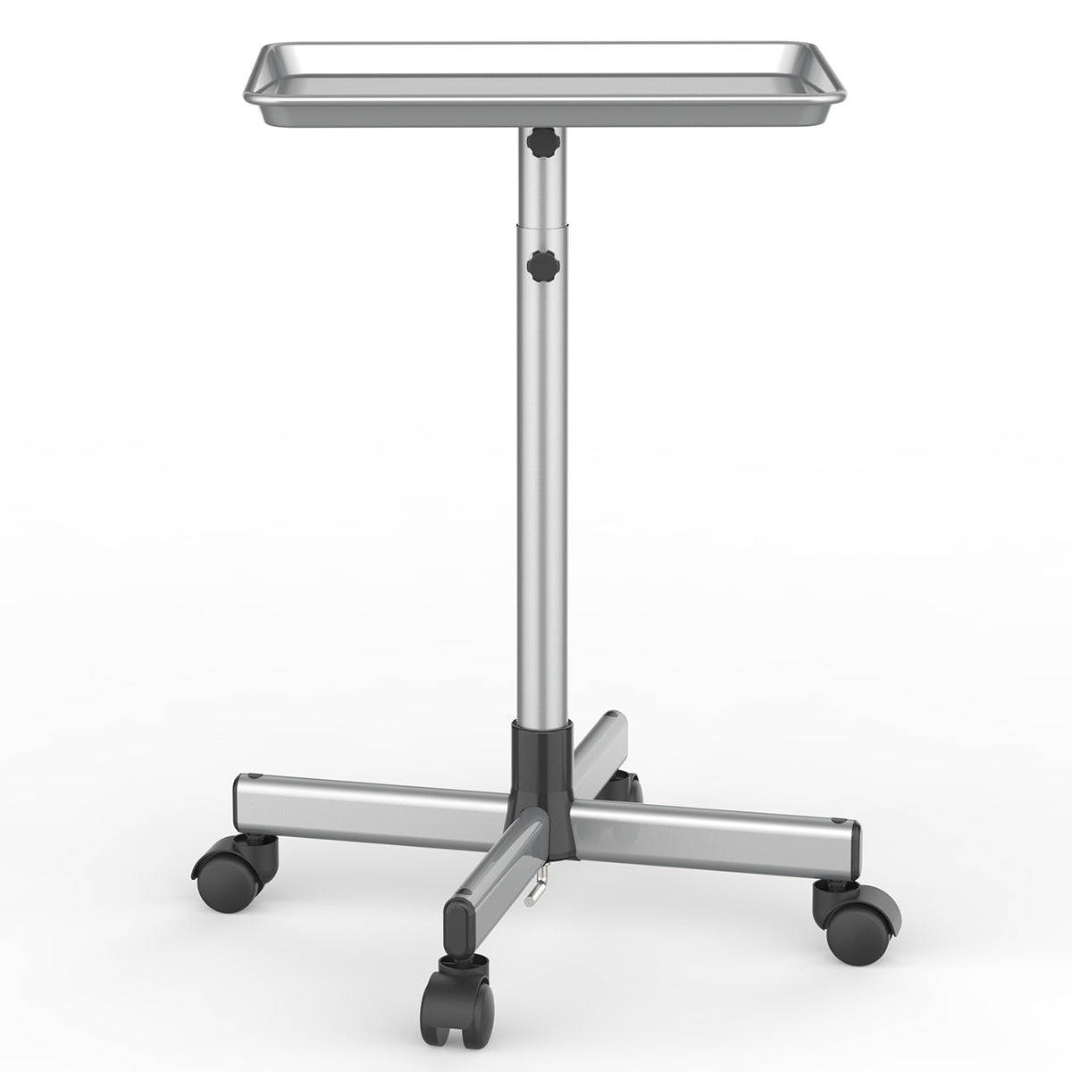 30'' - 42'' Height Adjustable Premium Salon Tray on Wheels, Salon Rolling Tray Trolley