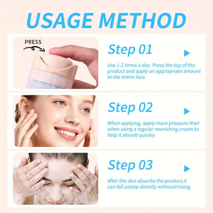Retinol Face Cream Vitamin C Anti Aging Moisturizer Skin Elasticity Hydrating Fast Absorbing Non Greasy Gentle Non Irritating Daily Skin Care