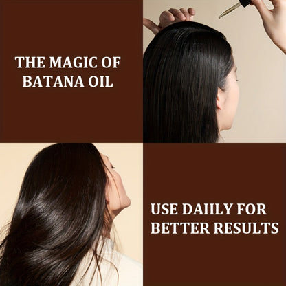 Batana Oil Hair Treatment 30ml - Plant Extract Leave-In Hair & Scalp Essence, Deep Moisturizing, Lasting Fragrance, All Hair Types, 1pc or 4pcs