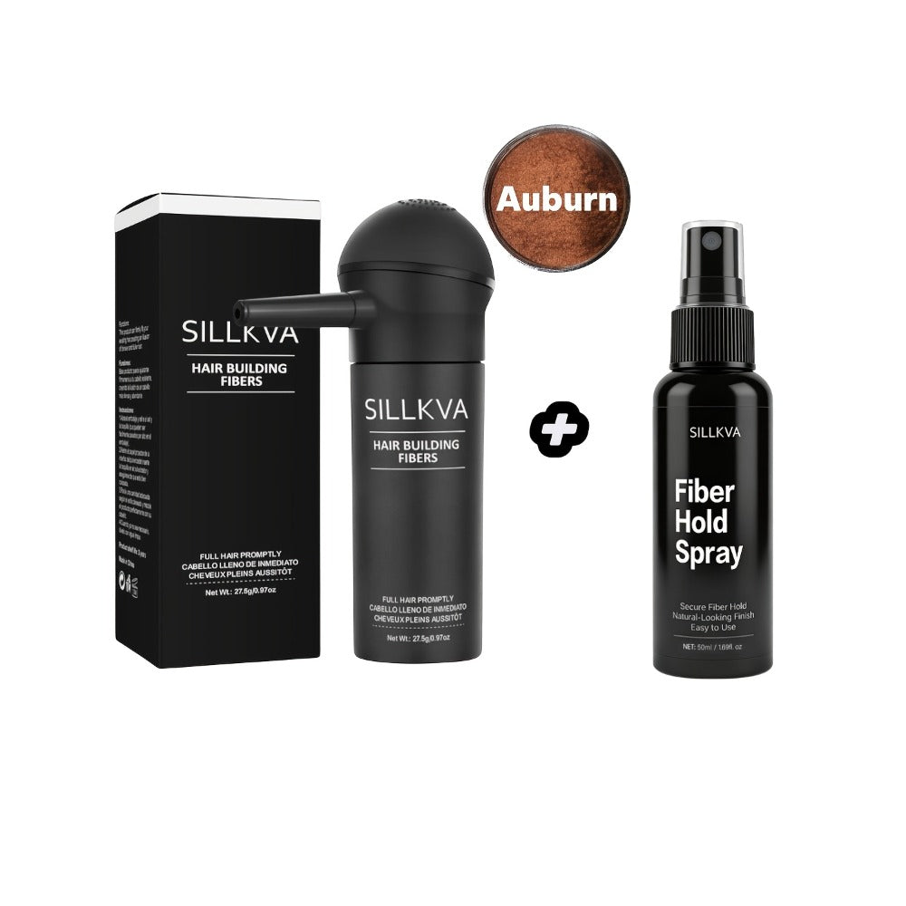 SILLKVA Hair Fiber Spray Applicator Kit - Precision Application For Instant Fullness, Natural Looking Coverage, 0.97oz