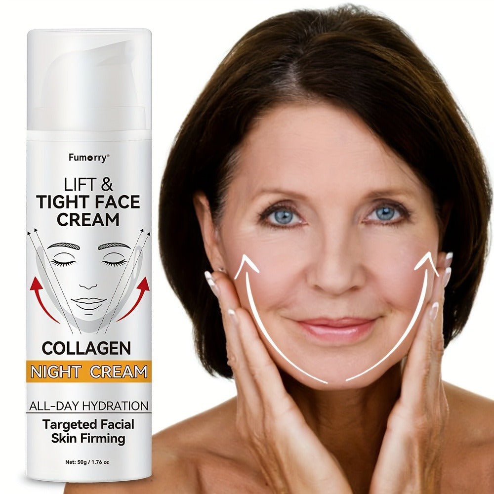 Collagen Lift & Tight Night Cream, Firming Face Cream | Hydrating Cream | Moisturizing Cream, Snail Mucin Soft & Elastic