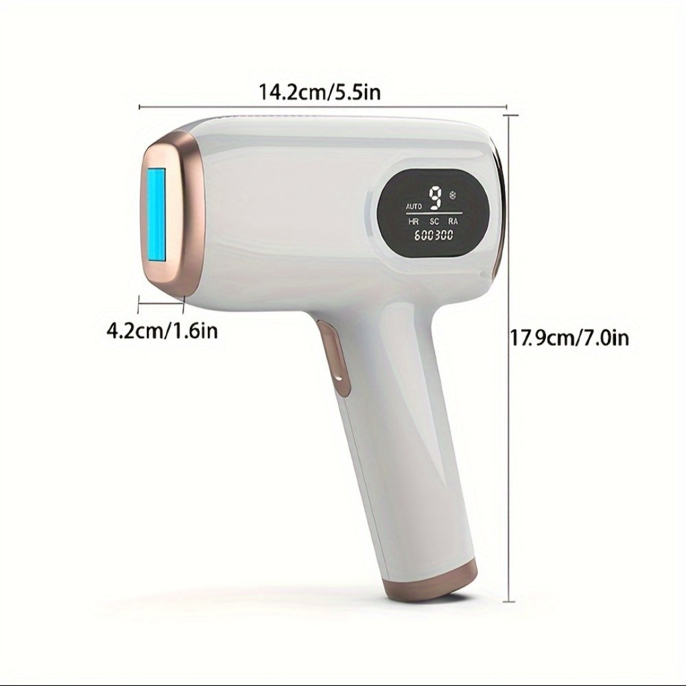 IPL Hair Removal Device with Ice Cooling Care Function for Women Permanent, 999, 900 Flashes Painless IPL Hair Remover, Hair Removal Device for Armpits Legs Arms Bikini Line
