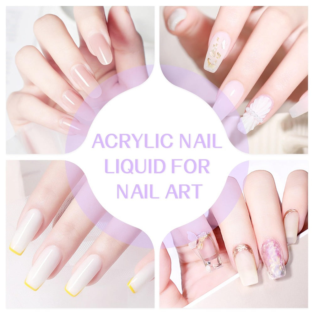 120ml/4.058fl.oz NOCIS Q Monomer Acrylic Liquid for Nail Systems - Professional & Beginner-Friendly Unscented Formula, Nail Extension & Art Supplies for Home & Salon Use, Clear Bottle Design | Beginnerfriendly Formula