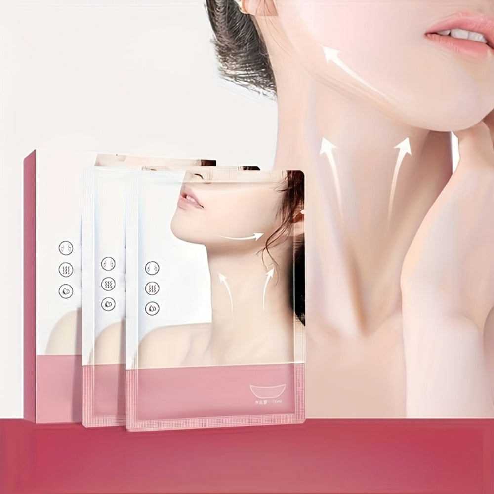 20/30pcs Neck Mask, Containing Niacinamide Acid, Collagen, Deep Moisturizing, Daily Neck Care Beauty Mask, Holiday Gift Set, Suitable for All Light Beige Skin, Valentine's Day Gift, Mask Skin Care, Mask