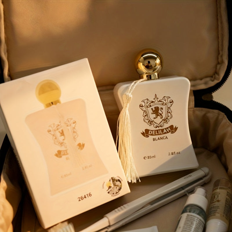 Delilah Blanca 26416, Women's Perfume A Niche, High End Fragrance with a Long Lasting Light Scent Perfect for Commuting, Dates, or Nights Out. It Enhances Charm with Versatile Notes That Feel Gentle and, Cool and Mysterious, yet Fresh and Sweet.