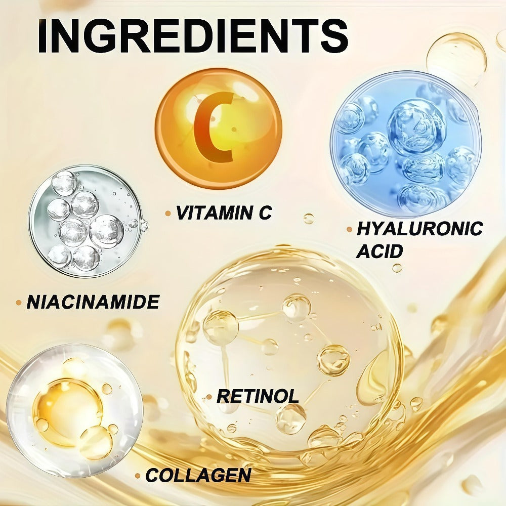 7-in-1 Face Cream-Tightens Facial Skin. Enriched with Collagen and Hyaluronic Acid, It Deeply Moisturizes and Lifts Sagging Skin, Restoring a Youthful Glow. Formulated with Hypoallergenic Ingredients for Easy Absorption.