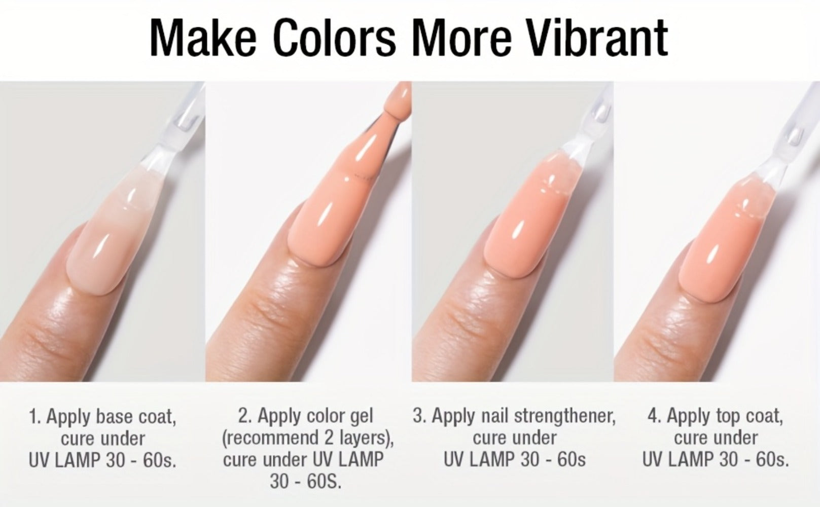 Candy Lover Gel Nail Polish Top And Base Coat, 4pcs Glossy Top Coat Base Coat Matte Top Coat & Nail Strengthener Kit, UV Soak Off Gel Base And Top Coat Nail Polish Nail Strengthener Gel Nail Kit