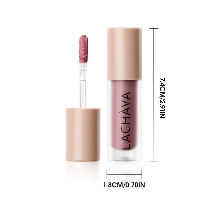 Velvet Liquid Lipstick Matte Lip Gloss — Long-Lasting Waterproof Non-Drying Formula, Highly Pigmented All-Day Wear in Nude Brown Pink Red Purple Gold