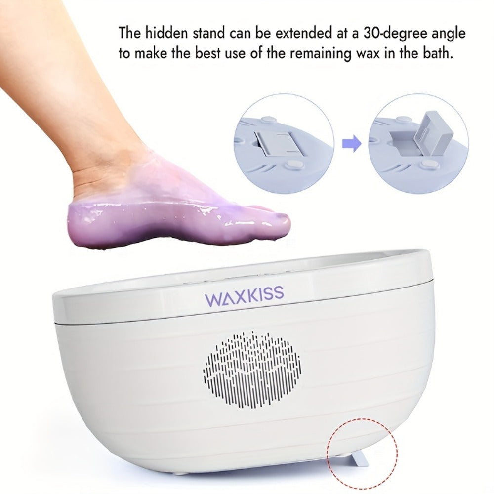 WAXKISS 101.44oz Hand And Foot Paraffin Wax Machine Paraffin Beauty Wax Warmer Kit Large Capacity Hand And Foot Care Paraffin Relax Set for Home Use Suitable for Hands Feet Elbows