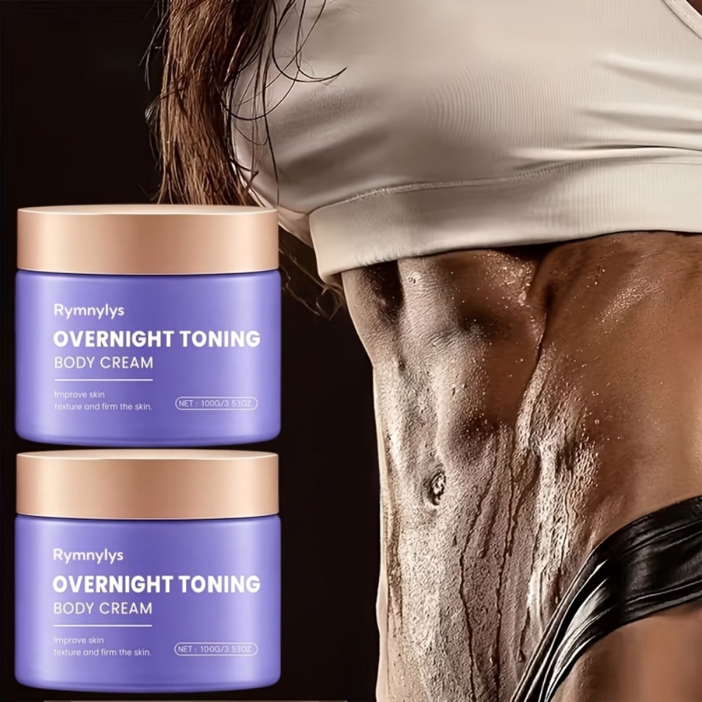 3/2pcs Get Dreamy Night Firming And Lifting Body Cream with Plant Extracts - 24H Hydration, Tightening And Moisturizer for Sensitive Light, Unisex for Men And Women, All Light Types, Sensitive Light Safe, 3.53Oz/Each (Abdomen, Thighs, Buttocks)