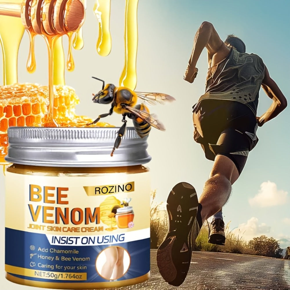 50g*2pcs Bee Venom Joint Skin Care Cream, Powerful Moisturizing And Hydrating, Joint Care, Smooth, Brightening, Fine, Suitable for Arms, Legs, Ankles, Knee, Joint Care, Unisex