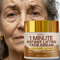 Instant Firming Lift Cream Provides Deep Hydration That Smooths Out Dry Fine Lines, Enhances Radiance And Elasticity, And Effectively Signs of Aging And Sagging for a Youthful Appearance. It Is Formulated with Retinol And Collagen