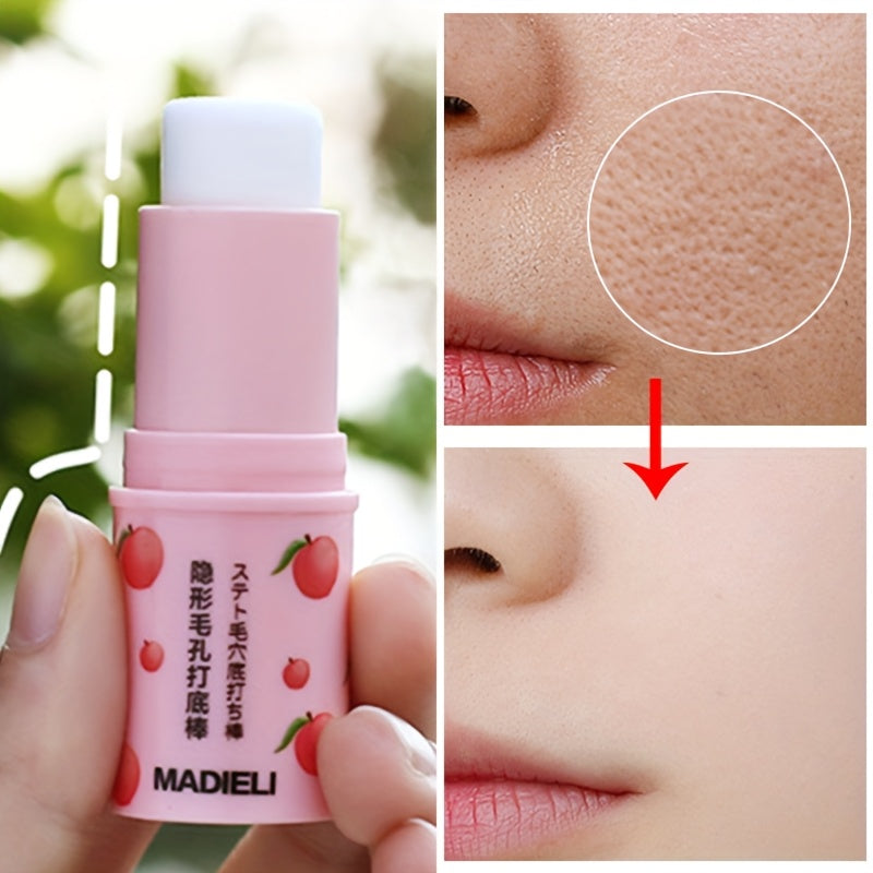 Makeup Primer Stick with Sakura Extract — Cherry Blossom Tinted Base, Lightweight Smooth Blending Formula, Natural Finish for Light to Beige Skin Tones, J-Beauty & K-Beauty Inspired, 1 fl oz