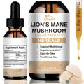 Ftsall 1/2/3 Packs Lions Mane Liquid Drops Supplement - 2FL OZ | Natural Herbal Brain Support for Focus, Memory | Lions Mane Mushroom for Women And Men