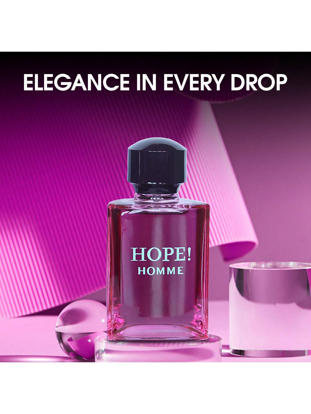 Cologne Spray for Men Hope Homme, Warm Woody Notes, A Distinct, Fashionable, Modern, and Captivating Scent, Festival Gifts for Every Occasion.