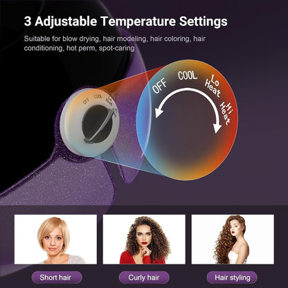 Standing Hooded Hair Dryer 1875W — Professional Ionic Floor-Standing Hood Dryer for Salon, Adjustable Height, Deep Conditioning, Natural Hair, 4 Colors